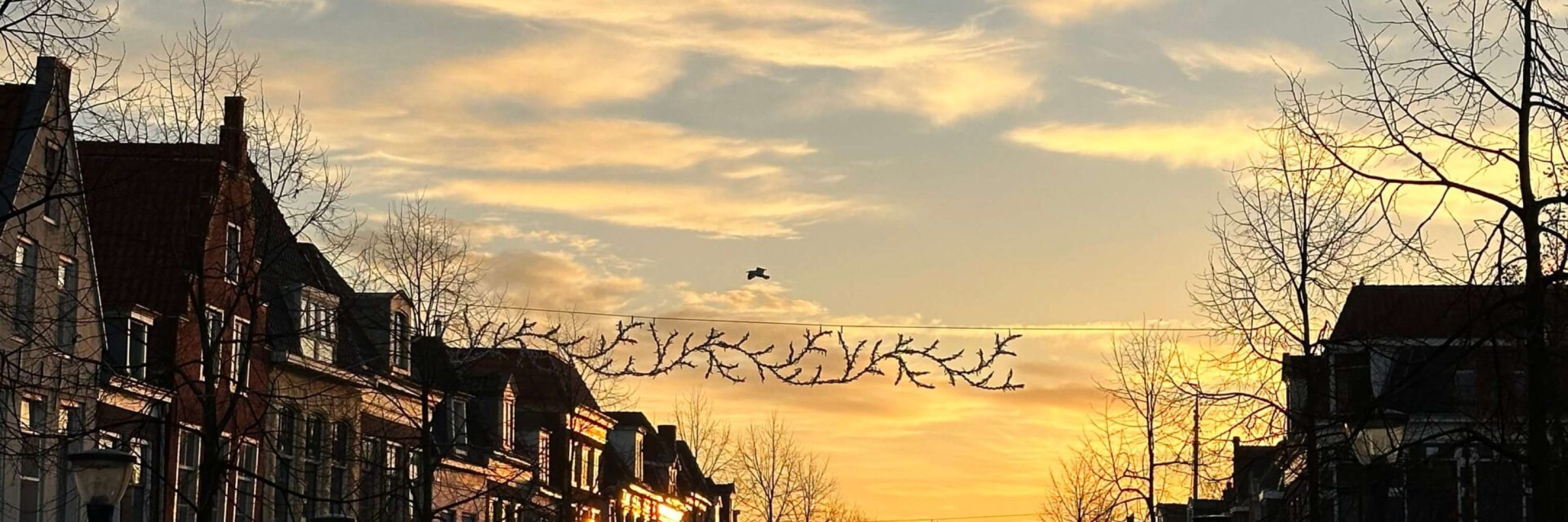 Zonsopkomst in Leeuwarden